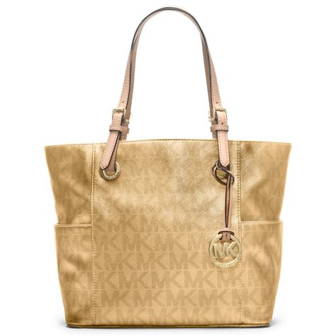 gouden tas michael kors|Michael Kors gold purses.